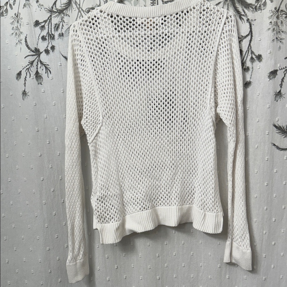 Michael Kors White Knit Sweater Top - Picture 5 of 8